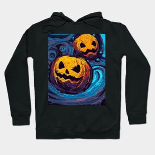 Spooky pumpkin pattern Hoodie